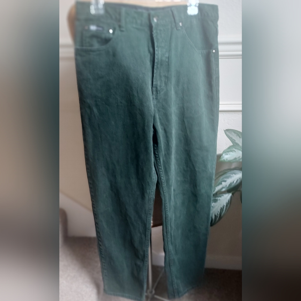 Hugo Boss Dark Green Denim Jeans Style 1.1